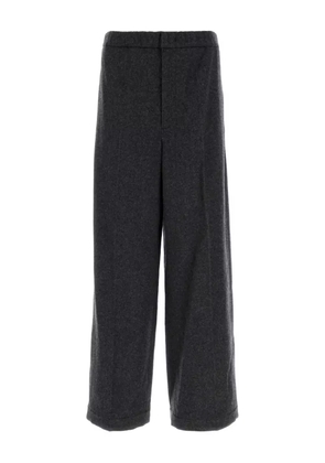 Jil Sander flannel wool trousers - Grey