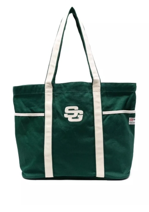 SUMMER GAMES embroidered-logo tote bag - Green