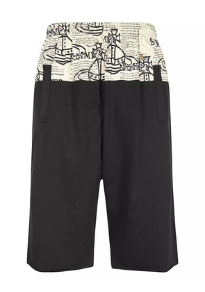 Vivienne Westwood orb-print elasticated-waistband shorts - Black