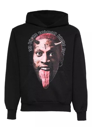 Vlone maxi-print hoodie - Black