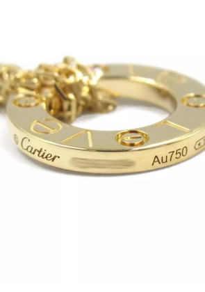 Cartier 2010s 18K yellow gold Love Circle diamond necklace
