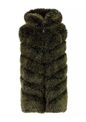 UNCOMMON hooded gilet - Green