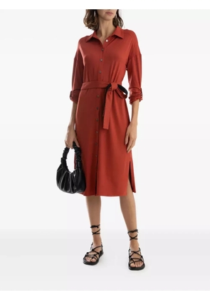 Lygia & Nanny belted shirt dress - Red