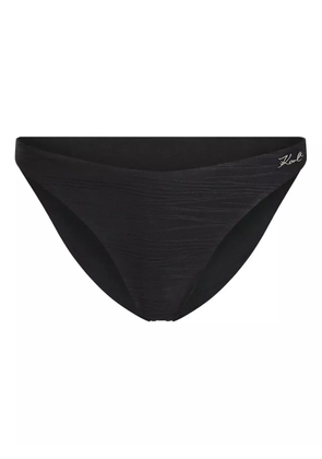 Karl Lagerfeld textured swim briefs - Black