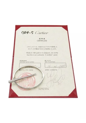 Cartier 2010s 18K white gold Love Breath bracelet - Silver