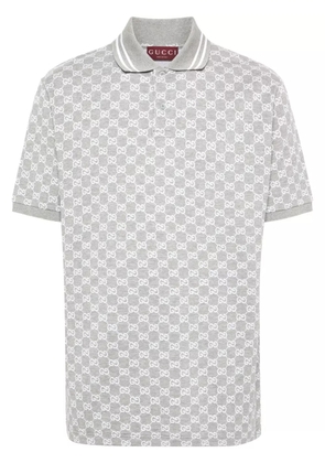 Gucci GG jacquard polo shirt - Grey