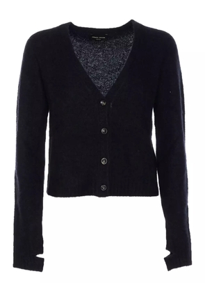Roberto Collina button-front V-neck cardigan - Black