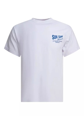 Sun Surf cotton T-shirt - White