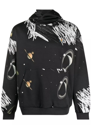Vivienne Westwood planets-print pullover sweatshirt - Black