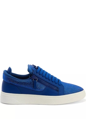 Giuseppe Zanotti GZ94 rhinestone-embellished sneakers - Blue