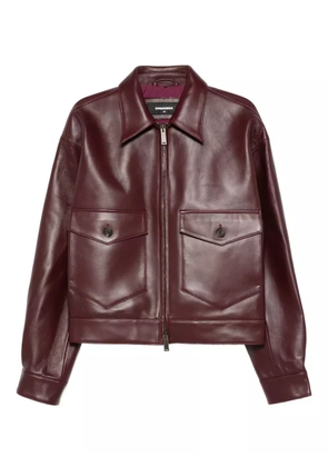 DSQUARED2 pocket leather jacket