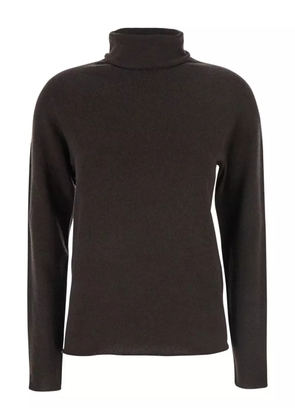 Antonelli turtleneck ribbed sweater - Brown
