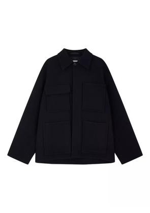 Jil Sander single-breasted coat - Blue
