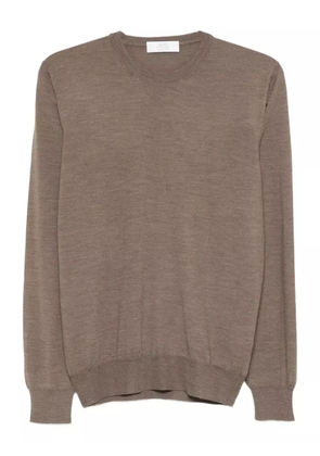 Mauro Ottaviani crew-neck wool sweater - Brown