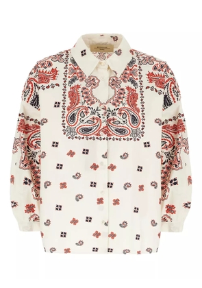 Weekend Max Mara paisley-print balloon sleeve shirt - White