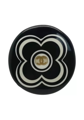 CHANEL Pre-Owned 2002 Camellia ring - Black