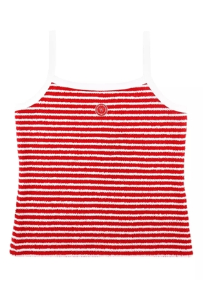 Sporty & Rich striped sleeveless top - Red