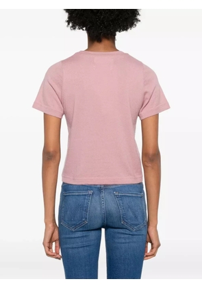 extreme cashmere short-sleeve crew-neck T-shirt - Pink