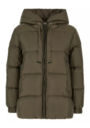 Max Mara hooded quilted jacket - Green