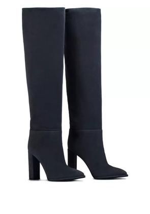 Le Silla 110mm Elsa suede boots - Blue