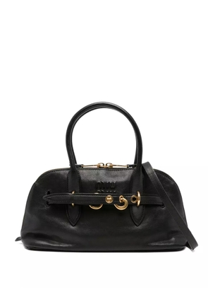Miu Miu Pre-Owned Aventure leather tote bag - Black