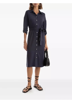 Lygia & Nanny belted shirt midi day dress - Blue