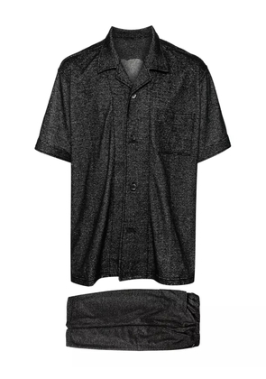 Mastermind World logo-motif loungewear set - Black