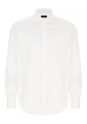 Barba button-cuff shirt - White