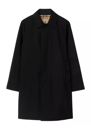 Burberry raglan-sleeve button trench coat - Black
