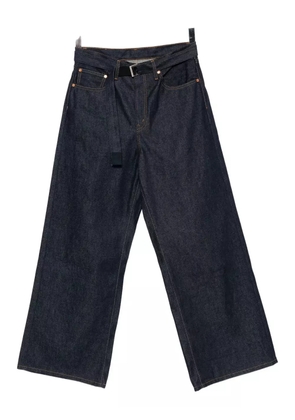 sacai wide-leg jeans - Blue