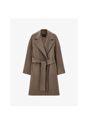 Womens Joseph Costa Double-Faced Wool and Cashmere-Blend Coat