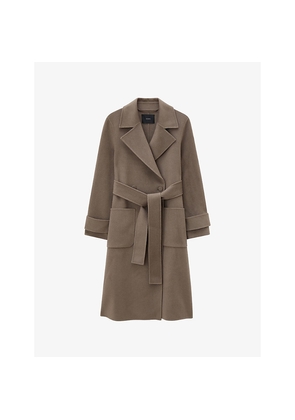 Womens Joseph Arline Double-Face Wool and Cashmere-Blend Coat