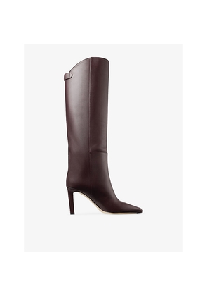 Womens Jimmy Choo Alizze Kb 85 Smooth Knee-High Leather Boots