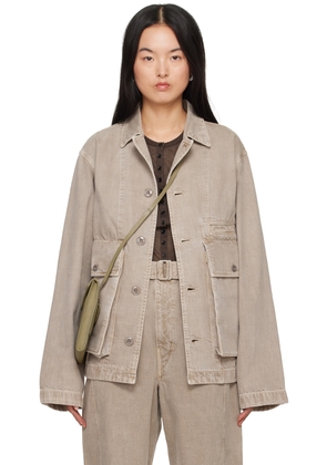 LEMAIRE Beige Boxy Denim Jacket