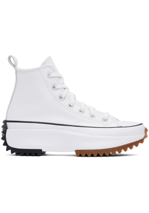 Converse White Run Star Hike Hi Sneakers