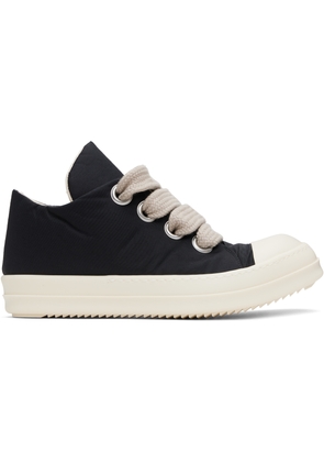 Rick Owens DRKSHDW Black Hollywood Jumbo Lace Puffer Low Sneaks Sneakers