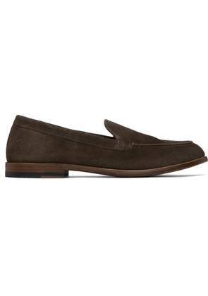 Drake's Brown Suede Henri Summer Loafers