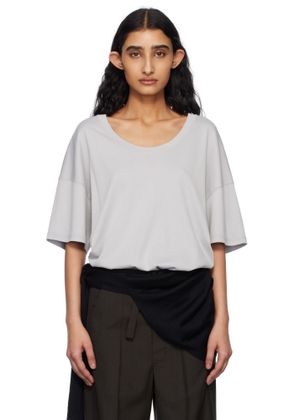 LEMAIRE Gray Rib T-shirt