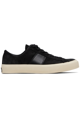 TOM FORD Black Suede Cambridge Sneakers