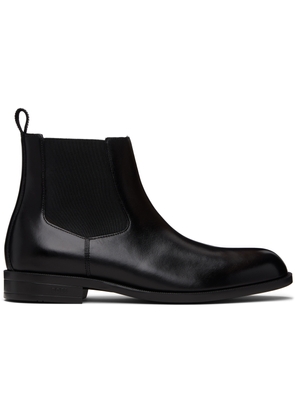 BOSS Black Leather Chelsea Boots