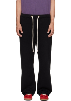 Les Tien Black Heavyweight Classic Sweatpants