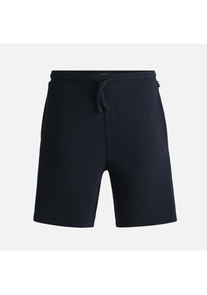 BOSS Bodywear Ribbed Woven Lounge Shorts - L