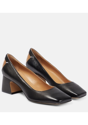 Maison Margiela Four Stitch leather court pumps