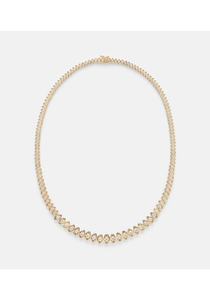Sydney Evan Eternity 14kt gold necklace with diamonds