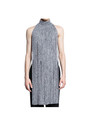 Burberry Mouline Fringed Cape