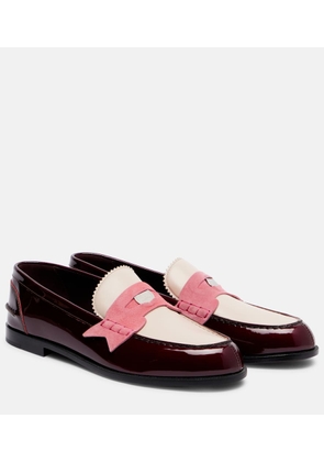 Christian Louboutin Penny leather penny loafers