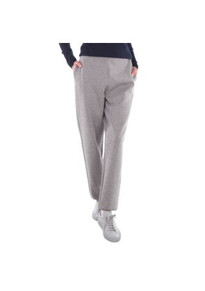 Max Mara Medium Grey Cotton Sweatpants, Size Large
