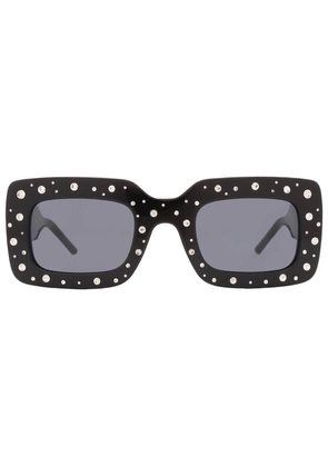 Carolina Herrera Grey Rectangular Ladies Sunglasses HER 0131/S 0807/IR 50
