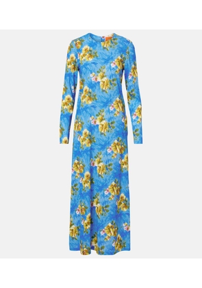 La DoubleJ Swing floral maxi dress