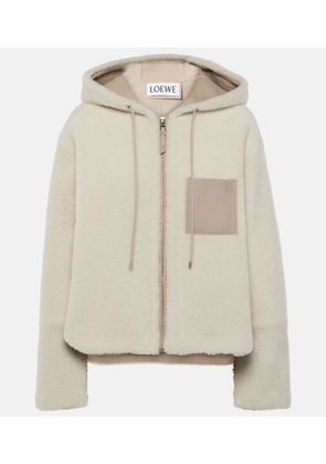 Loewe Hooded shearling jacket